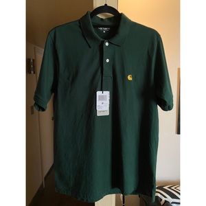 Carhartt WIP Chase polo shirt hunter green men’s M